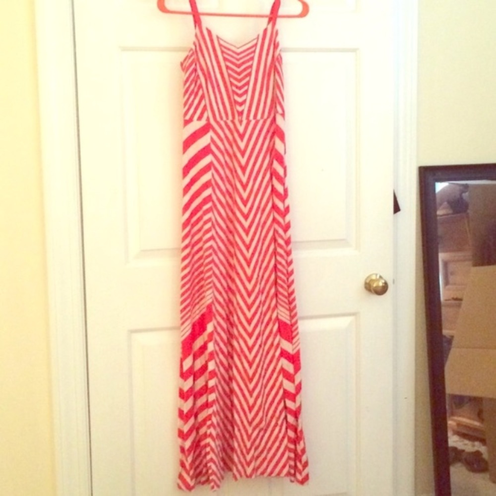 Anthropologie cotton maxi dress